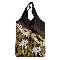 Kula Aloha Hawaii Lei Grocery Bag Tropical Flowers Elegant Vibe - Polynesian Pride