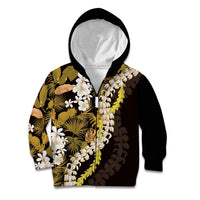 Kula Aloha Hawaii Lei Kid Hoodie Tropical Flowers Elegant Vibe - Polynesian Pride