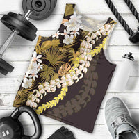 Kula Aloha Hawaii Lei Men Tank Top Tropical Flowers Elegant Vibe - Polynesian Pride