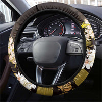 Kula Aloha Hawaii Lei Steering Wheel Cover Tropical Flowers Elegant Vibe - Polynesian Pride
