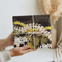 Kula Aloha Hawaii Lei Wrapping Paper Tropical Flowers Elegant Vibe - Polynesian Pride