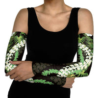 Omaomao Aloha Hawaii Lei Arm Sleeves Tropical Flowers Elegant Vibe - Polynesian Pride