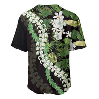 Omaomao Aloha Hawaii Lei Baseball Jersey Tropical Flowers Elegant Vibe LT14 - Polynesian Pride
