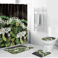 Omaomao Aloha Hawaii Lei Bathroom Set Tropical Flowers Elegant Vibe - Polynesian Pride
