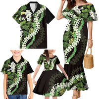 Omaomao Aloha Hawaii Lei Family Matching Mermaid Dress and Hawaiian Shirt Tropical Flowers Elegant Vibe LT14 - Polynesian Pride