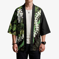 Omaomao Aloha Hawaii Lei Kimono Tropical Flowers Elegant Vibe - Polynesian Pride