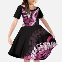 Akala Aloha Hawaii Lei Family Matching Off Shoulder Maxi Dress and Hawaiian Shirt Tropical Flowers Elegant Vibe - Polynesian Pride