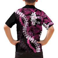 Akala Aloha Hawaii Lei Family Matching Off Shoulder Short Dress and Hawaiian Shirt Tropical Flowers Elegant Vibe LT14 - Polynesian Pride