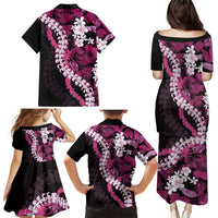 Akala Aloha Hawaii Lei Family Matching Puletasi and Hawaiian Shirt Tropical Flowers Elegant Vibe LT14 - Polynesian Pride