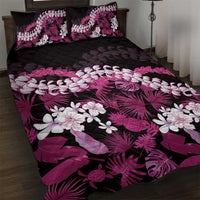 Akala Aloha Hawaii Lei Quilt Bed Set Tropical Flowers Elegant Vibe - Polynesian Pride