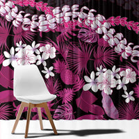 Akala Aloha Hawaii Lei Window Curtain Tropical Flowers Elegant Vibe - Polynesian Pride