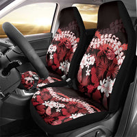 Ulaula Aloha Hawaii Lei Car Seat Cover Tropical Flowers Elegant Vibe - Polynesian Pride