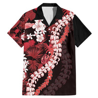 Ulaula Aloha Hawaii Lei Family Matching Mermaid Dress and Hawaiian Shirt Tropical Flowers Elegant Vibe - Polynesian Pride