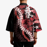 Ulaula Aloha Hawaii Lei Kimono Tropical Flowers Elegant Vibe - Polynesian Pride