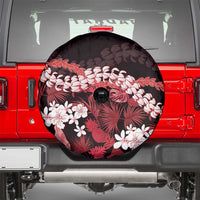 Ulaula Aloha Hawaii Lei Spare Tire Cover Tropical Flowers Elegant Vibe - Polynesian Pride