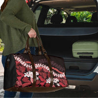 Ulaula Aloha Hawaii Lei Travel Bag Tropical Flowers Elegant Vibe - Polynesian Pride