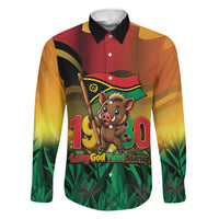 Vanuatu Independence Day Family Matching Mermaid Dress and Hawaiian Shirt Chibi Boar Proud To Be A Ni-Van LT14 Daughter's Dress Multicolor - Polynesian Pride