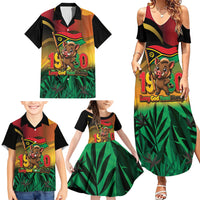 Vanuatu Independence Day Family Matching Summer Maxi Dress and Hawaiian Shirt Chibi Boar Proud To Be A Ni-Van LT14 - Polynesian Pride