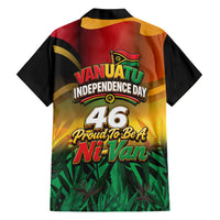 Vanuatu Independence Day Family Matching Summer Maxi Dress and Hawaiian Shirt Chibi Boar Proud To Be A Ni-Van LT14 Dad's Shirt - Long Sleeve Multicolor - Polynesian Pride