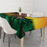 Vanuatu Independence Day Tablecloth Chibi Boar Proud To Be A Ni-Van