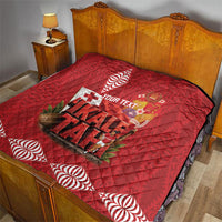 Tonga Rugby Custom Quilt 2026 Go Ikale Tahi Ngatu Pattern