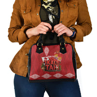 Tonga Rugby Custom Shoulder Handbag 2026 Go Ikale Tahi Ngatu Pattern