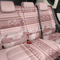 Pastel Pink Samoa Siapo Teuila Flowers Back Car Seat Cover LT14 - Polynesian Pride
