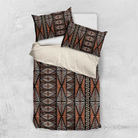 Malo e lelei Tonga Bedding Set Tongan Ngatu Vintage Brown - Polynesian Pride
