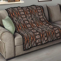 Malo e lelei Tonga Quilt Tongan Ngatu Vintage Brown - Polynesian Pride