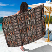 Malo e lelei Tonga Sarong Tongan Ngatu Vintage Brown - Polynesian Pride