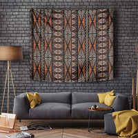 Malo e lelei Tonga Tapestry Tongan Ngatu Vintage Brown - Polynesian Pride