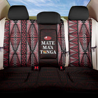 Tonga Rugby Back Car Seat Cover 2025 Mate Maa Tonga Ngatu Motif - Polynesian Pride