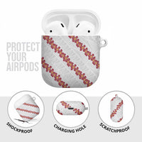 White Sunday Tonga Fakame AirPods Case Tongan Ngatu Heilala Lei - Polynesian Pride