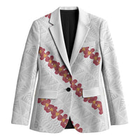 White Sunday Tonga Fakame Blazer Tongan Ngatu Heilala Lei - Polynesian Pride