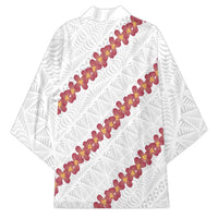 White Sunday Tonga Fakame Kimono Tongan Ngatu Heilala Lei - Polynesian Pride