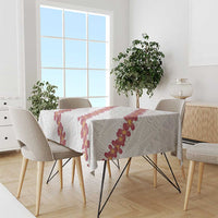 White Sunday Tonga Fakame Tablecloth Tongan Ngatu Heilala Lei - Polynesian Pride