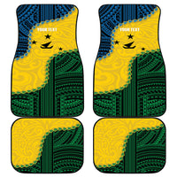 Personalised Malampa Province Vanuatu Car Mats Map With Polynesian Pattern LT14 - Polynesian Pride