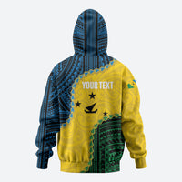 Personalised Malampa Province Vanuatu Hoodie Map With Polynesian Pattern LT14 - Polynesian Pride