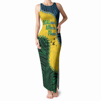 Personalised Malampa Province Vanuatu Tank Maxi Dress Map With Polynesian Pattern LT14 Women Multicolor - Polynesian Pride
