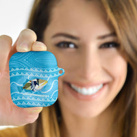 Aloha Hawaii Humuhumu Reef Triggerfish AirPods Case Hawaiian Leis Kakau Pattern LT14 - Polynesian Pride