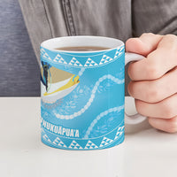 Aloha Hawaii Humuhumu Reef Triggerfish Ceramic Mug Hawaiian Leis Kakau Pattern LT14 - Polynesian Pride