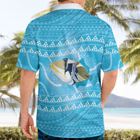 Aloha Hawaii Humuhumu Reef Triggerfish Hawaiian Shirt Hawaiian Leis Kakau Pattern LT14 - Polynesian Pride