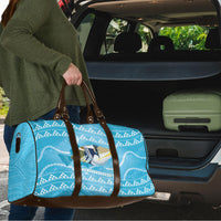 Aloha Hawaii Humuhumu Reef Triggerfish Travel Bag Hawaiian Leis Kakau Pattern LT14 - Polynesian Pride