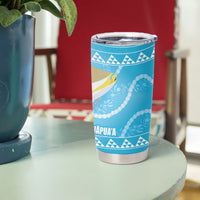 Aloha Hawaii Humuhumu Reef Triggerfish Tumbler Cup Hawaiian Leis Kakau Pattern LT14 - Polynesian Pride