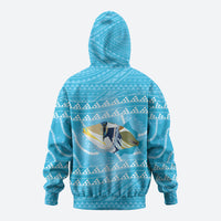 Aloha Hawaii Humuhumu Reef Triggerfish Zip Hoodie Hawaiian Leis Kakau Pattern LT14 - Polynesian Pride