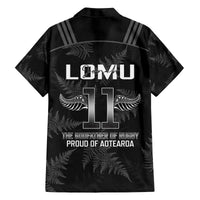New Zealand Silver Fern Rugby Family Matching Summer Maxi Dress and Hawaiian Shirt Aotearoa Godfather Proud Gone But Never Forgotten LT14 - Polynesian Pride