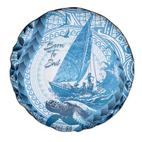 New Zealand Saling Spare Tire Cover Aotearoa Yacht Racing - Born To Sail