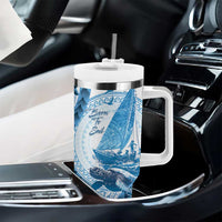 New Zealand Saling Tumbler With Handle Aotearoa Yacht Racing - Born To Sail