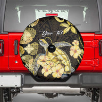 Personalised Aloha Hawaii Oahu Island Spare Tire Cover Gathering Place Sea Turtle Ilima Flowers
