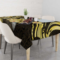 Personalised Aloha Hawaii Oahu Island Tablecloth Gathering Place Sea Turtle Ilima Flowers